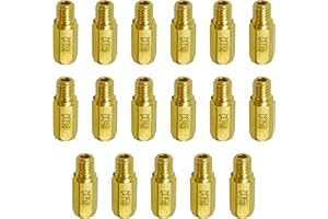 ‎YGQ YGQ Vergaser Düsen Set Hauptdüse 17 Stück für Keihin Nibbi FCR FCR-MX PE PJ PWK PWM 99101-357 Geeignet für Motorräder und allgemeine Motorausrüstung (#122 - #165)