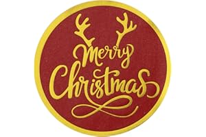 BETESSIN 120 piezas Pegatinas de Navidad, 4cm Pegatinas Adhesivas Redondas Decoración Etiquetas Caja Bolsa Sobre Tarjeta Regalo Fiesta de Navidad