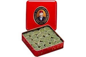 Hafiz Mustafa 1864 Istanbul Baklava Pastry Box - Baked Baklava Dessert Snacks Made from Fresh Phyllo Dough Sheets, Pistachio, Hazelnut, Walnut - Turkish Sweets Tray Gift Ideas for Birthday, Christmas