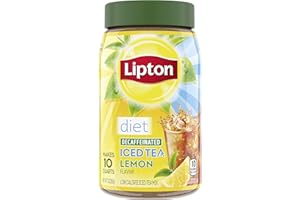 Lipton Mezcla de té helado - Dieta de limón descafeinado - 3 oz