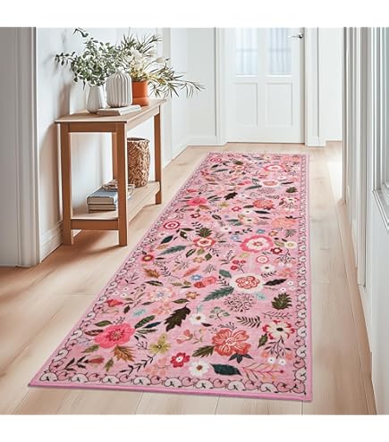 Aldopein Washable Hippie Rugs Boho Vintage Tropical Jungle 4x6 Area Rugs Accent Oriental Rug for Bedroom Kitchen Dining Room Living Room Modern Indoor Entrance Tribal Rug