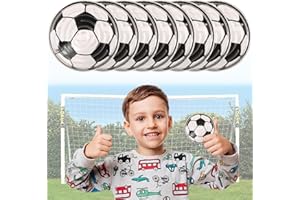 NIUQIGE Juego de Destreza de Fútbol - Rompecabezas para niños de 4 a 16 años - Set de 8 piezas, diámetro de 7 cm - Regalo de cumpleaños perfecto para amantes del fútbol