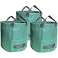 Sacchi Giardinaggio Contenitore per erba fogliare Contenitore per rifiuti riutilizzabile di grande capacità Borsa in tessuto PP impermeabile Borsa da Giardino(60L