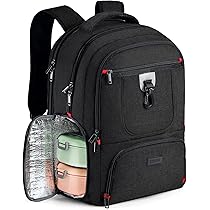MATEIN Laptop Rucksack 17,3 Zoll - Mit Kühlfach & Schuhfach USB-Anschluss