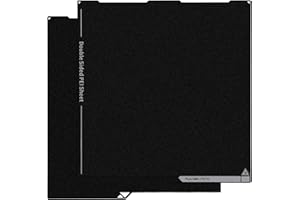 LANKEGU Placa de doble cara PEI negra para impresora 3D para Anycubic Kobra 3, plataforma de cama de impresión PEI estructurada a ambos lados para Kobra 3, Kobra 3 Combo