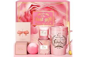 Eletorot Birthday Gifts for Women: Unique Hamper Pamper Basket for Mum, Wife, Sister, Girls, Daughter, Nan, Personalised Ladies Self Care Spa Bath Set for Her on Christmas, Valentines, Mothers Day