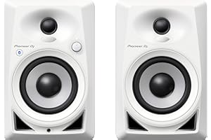 Pioneer DJ DM-40BT-W Bluetooth Studiomonitore, Weiß