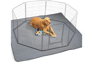 ZICOTO Waterproof XXL Puppy Whelping Pad 72"x72" - Our Washable Super Absorption Pee Pad is Perfect for Your Exercise Playpen Or Whelping Box - The Durable Non Slip Floor Mat For Dogs