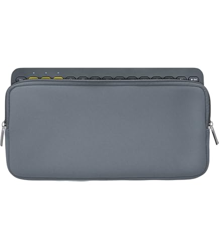 Custodia Protettiva Per Tastiera Logitech K380/K580 - Copritastiera In Pelle PU Rosa - Foto 5