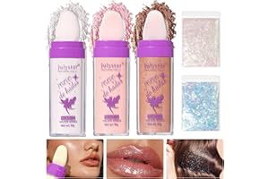 OHSN Puff Fairy Stick 3 Colores Polvo de Hadas Maquillaje Polvos de Hadas Maquillaje Highlighter Powder Glitter Hada Resaltador en Polvo Saniye Polvo de Hadas Polvo de Purpurina Corporal