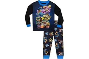 Paw Patrol Pyjamas garçon | Pyjamas du Film The Mighty pour garçons | Pyjamas Marshall, Chase et Skye pour Enfants | Merchandise Officiel du Film
