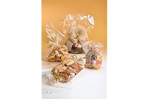 Italpak Buste Trasparenti, Sacchetti per Alimenti 'Produzione Artigianale', 50 pz, 20x35 cm