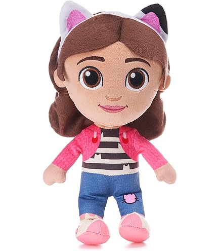 Peluche Zampe 10 Gabby's Dollhouse - Gatto Marty Morbido, 25 Cm, Nuovo