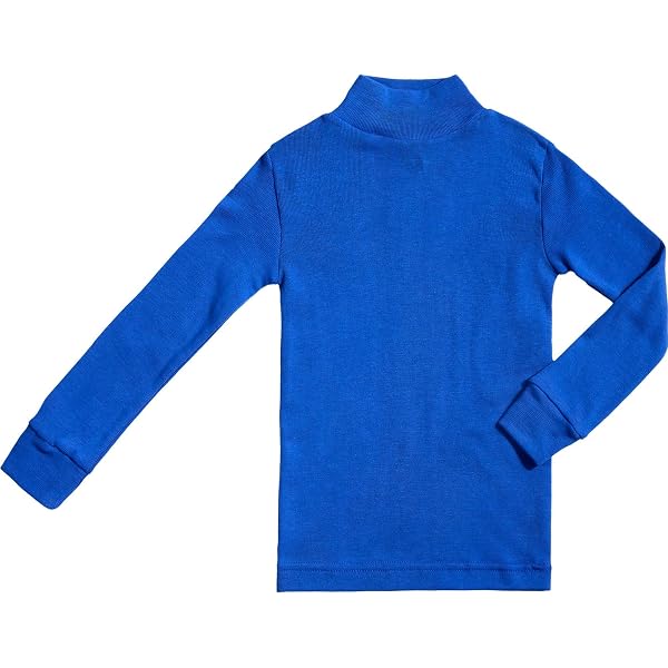 YiZYiF Enfant Fille Garçon Haut Thermique Manches Longues Col Roulé Sweat- Shirt Décontracté Rayure sous-Pull Thermique Vêtement d'Intérieur Chaude T- Shirt Casual 2-12 Ans Chamelle 3-4 Ans