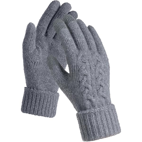 1/3/6 Paar Womens Handschoenen Winter Touch Screen Texting Handschoenen Voor Vrouwen Fleece Gevoerde Dikke Warme Handschoenen, C-3 paar-3, Eén maat