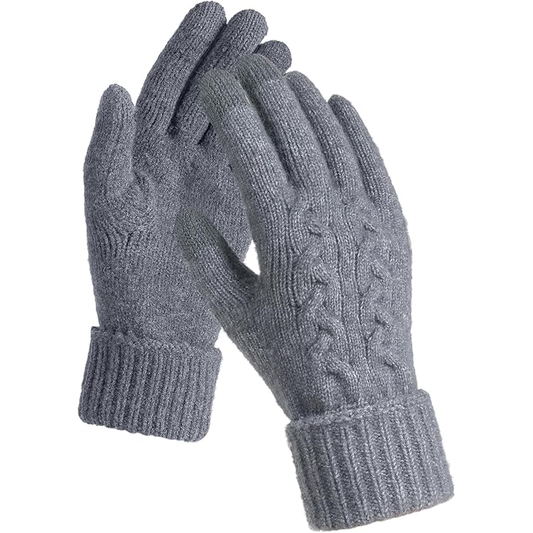Leren Handschoenen Dames Zwart - Gebreide Manchet - Touchscreen – Schwartz & von Halen
