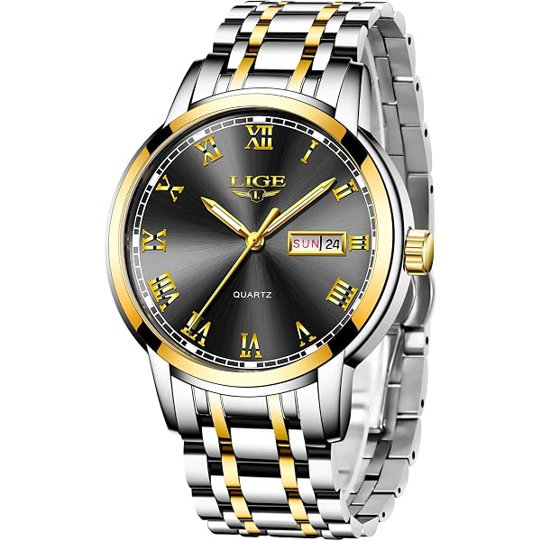 DSJMUY Orologio Uomo Movimento al Quarzo Moda Sportivo Cronografo 30m Impermeabile Orologio da Polso Elegante Regalo per Uomo
