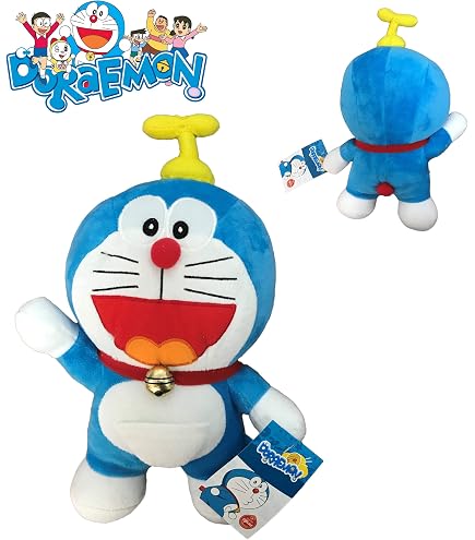 Play By Play Plüschtier Doraemon 'HeartyDora' – 20 Cm Groß, Offiziell Lizenziert, Weich & Kuschelig