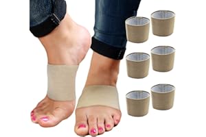 ARMSTRONG AMERICA Arch Supports for Plantar Fasciitis Relief | Compression Sleeve Foot Brace For Heel Pain, Bone Spurs, Flat Feet, High Arches | Copper Infused Arch Support Bands for Women & Men Over Socks Fit Most