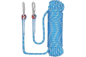 NorthPada Marine Floating Rope for Boating Fishing Rafting Camping Hiking Hunting Anchor Mooring Dock Lines Kayak Canoe Rescue Reflective 10mm x 10m Blue