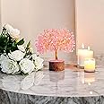 Reikved Handcrafted Rose Quartz Crystal Tree For Good Luck | 300 Beads Bonsai Tree For Positive Energy, Love, And Harmony | Feng Shui Money Tree | Spiritual Gift & Home Decor | 8-10 Inches