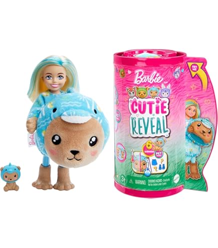 Amazon.es: Barbie Chelsea Cutie Reveal Serie Disfraces Conejo