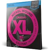 D'Addario EXL170BT BAS GİTAR TEL SETİ, XL, 45-107, NICKEL WOUND BASS,