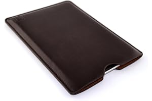Funda para Tablet Dockem iPad Mini, Elegante cuero sintético marrón oscuro, Resistente al polvo y arañazos