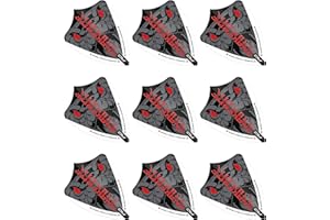 RED DRAGON Peter Wright Snakebite Hardcore Ionic DWC Vols de fléchettes - 3 Ensembles par Paquet (9 Dart Flights in Total)