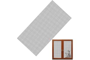 Nybhyjka Rejilla para ventanas a prueba de mascotas, reja de ventana y mosquitera de repuesto | Rejilla estable para ventanas - Protección segura de tejido de privacidad para puertas y ventanas,