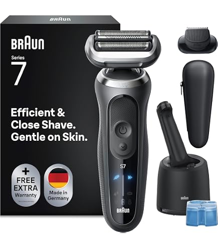 Braun Series 7 Electric Shaver 360° Flex with Precision Trimmer
