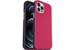 OtterBox Slim Etui do iPhone 12 Pro Max z MagSafe, Odporne na Wstrząsy i Upadki, Cienkie Etui Ochronne, Przetestowane Zgodnie ze Standardami Wojskowymi, Różowe /Purpurowy