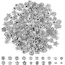 Pamir Tong 1000 Stück 4 Mm Silberne Quetschperlen Aus Kupfer – Für DIY-Schmuck, Armband, Halskette (Loch 3 Mm)