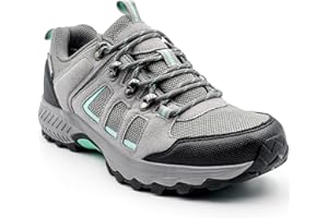 ODCKOI Wanderschuhe Damen Wasserdicht Leicht Trekkingschuhe Damen Outdoor rutschfeste Abriebfest Knöchel Bergschuhe, Camping, Hiking, Mountainbike, Trailrunning, Lauf Sneaker