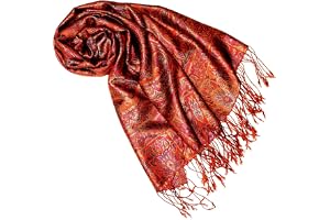 Lorenzo Cana Pashmina sjal växelduk jacquard vävd 100 % silke paisley-mönster sidenscarf sidenscarf pashmina flerfärgad 70 x