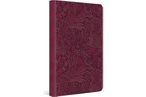 ESV Large Print Value Thinline Bible (TruTone, Raspberry, Floral Design)