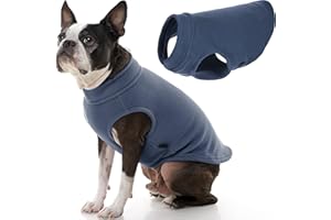 Gooby - Stretch Fleece Vest Vest Jacket Sweater for Dogs, Indigo Blue, X-Large
