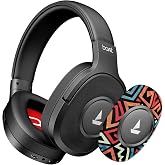 boAt Rockerz Plus 550, Customizable Earcups, 100H Battery, 50mm Drivers, Dual Pair, App Support, Bluetooth Headphones, Wirele