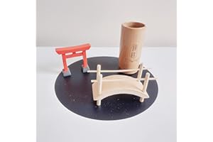 ZEN&TAO Miniature Desktop Zen Garden Accessories, DIY Zen Garden Miniatures, Fairy Garden, Terrarium Decoration, Japanese Gift Idea (Premium 3 Items)