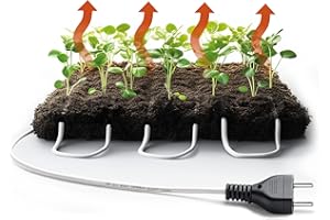 BioGreen Bodenheizkabel für die Anzucht | 10 m Heizkabel für Pflanzen | wasserdichtes Erdwärmekabel fürs Gewächshaus & Frühbeet | Wurzelheizung