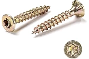 INNONEXXT® Vis à Aggloméré de Qualité Supérieure | 3,5 x 16 mm Lot de 500 | Avec Nervures de Fraisage, à Bois, Torx, de Terrasse, Universelles | Fabriquées en Allemagne