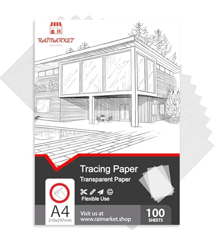 Blocco Carta Lucida A4 - 10 Fogli Per Disegno E Progetti - Foto 12