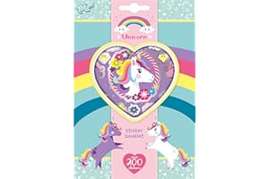 TOTUM 71117 - Kit creativo, diseño de unicornio, 4 Sheet-+ 250 pegatinas, multicolor , color/modelo surtido