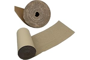 STORM TRADING GROUP 600mm x 10m Corrugated Cardboard Paper Roll - 10 Metres