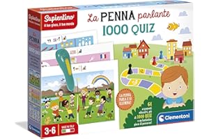Clementoni- Sapientino Le Stylo interactif 1000 Quiz Jeu éducatif, 16211, Multicolore, 3