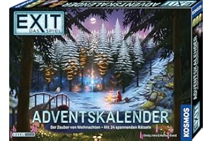 KOSMOS 685348 EXIT - Das Spiel Adventskalender, Der Zauber von Weihnachten mit 24 spannenden Rätseln, Escape Game Adventskalender