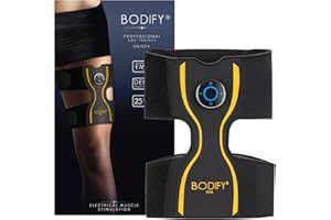 Bodify® EMS Entrenador de Piernas Pro - Estimulación dirigida de los músculos de Las piernas! - Dispositivo de estimulación de los músculos de los Muslos - Entrenador Muscular EL Original