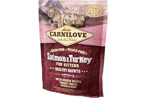 Carnilove Carnilove Saumon & Dinde Croissance Chaton Nourriture Déshydratée pour Chat 400kg - 400g