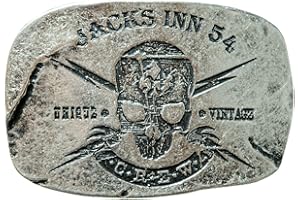 JACK'S INN 54 Hell Gürtelschnalle mit dem Crew Logo