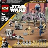 LEGO Star Wars Clone Trooper & Battle Droid Battle Pack 75372 | Toys for 7+ Year Old Boys, 4 Minifigures, 5 Droid Figures, Sp
